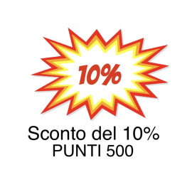 PUNTI 500 = SCONTO 10%